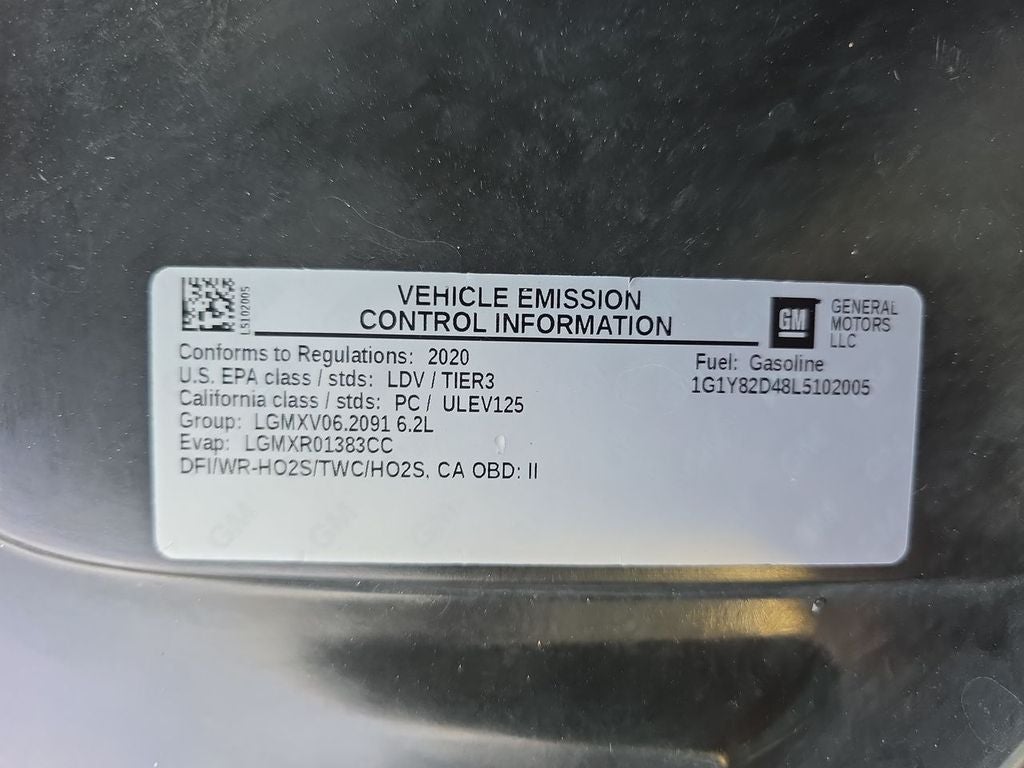 2020 Chevrolet Corvette Stingray 3LT