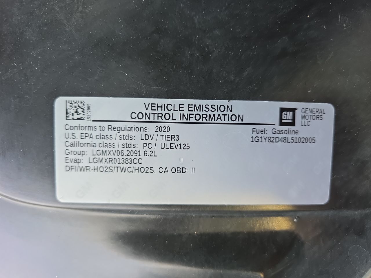 2020 Chevrolet Corvette Stingray 3LT