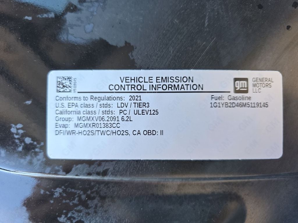 2021 Chevrolet Corvette Stingray 2LT