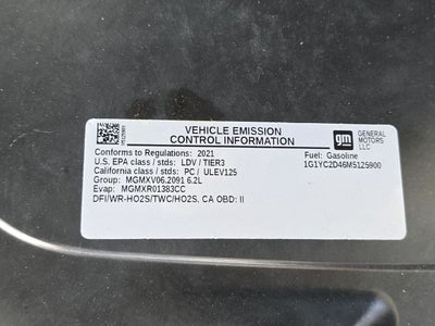 2021 Chevrolet Corvette Stingray 3LT