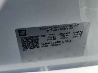 2024 Chevrolet Silverado 3500 HD Chassis Cab Work Truck