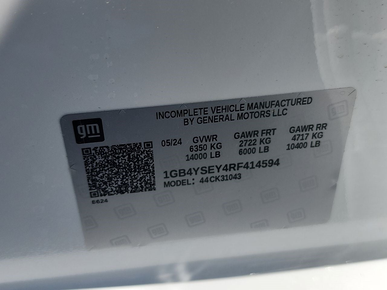 2024 Chevrolet Silverado 3500 HD Chassis Cab Work Truck