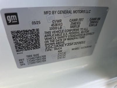 2025 Chevrolet Silverado 2500 HD LT