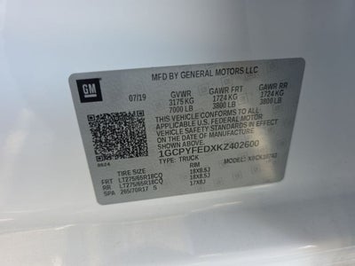 2019 Chevrolet Silverado 1500 LT Trail Boss