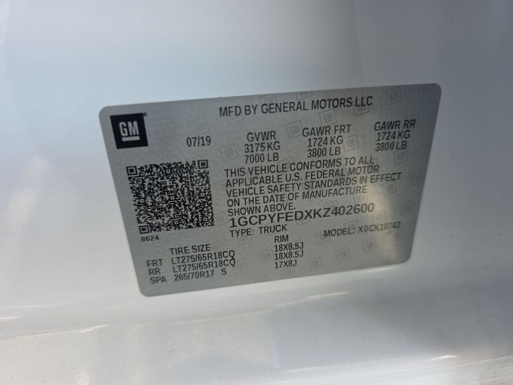 2019 Chevrolet Silverado 1500 LT Trail Boss