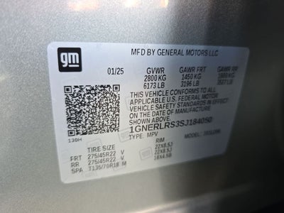 2025 Chevrolet Traverse RS