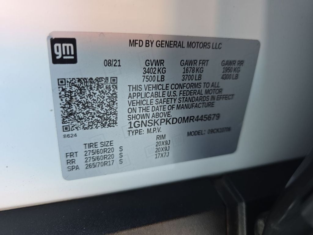 2021 Chevrolet Tahoe Z71