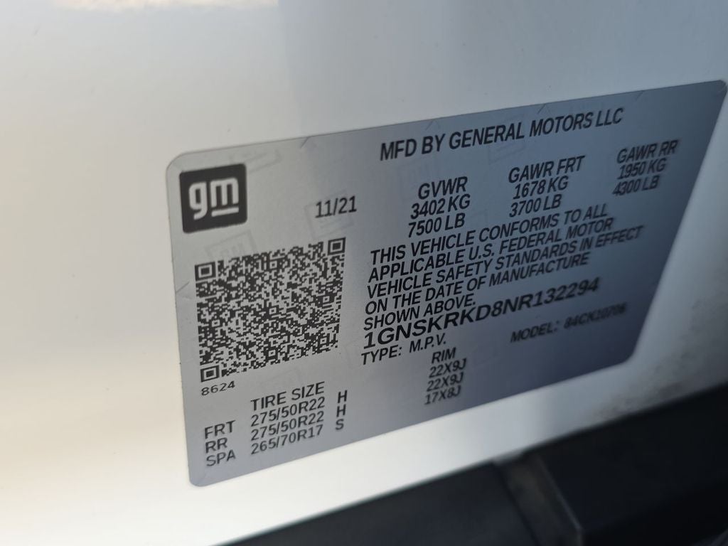 2022 Chevrolet Tahoe RST