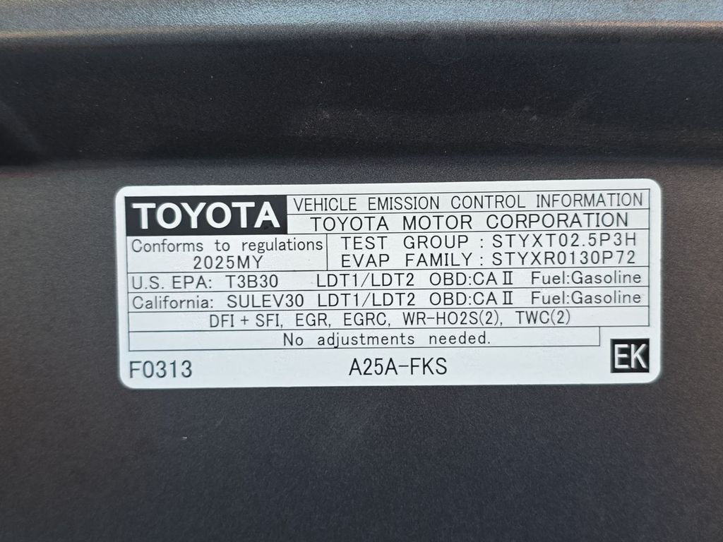 2025 Toyota RAV4 LE