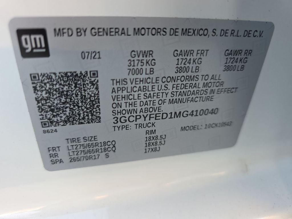 2021 Chevrolet Silverado 1500 LT Trail Boss