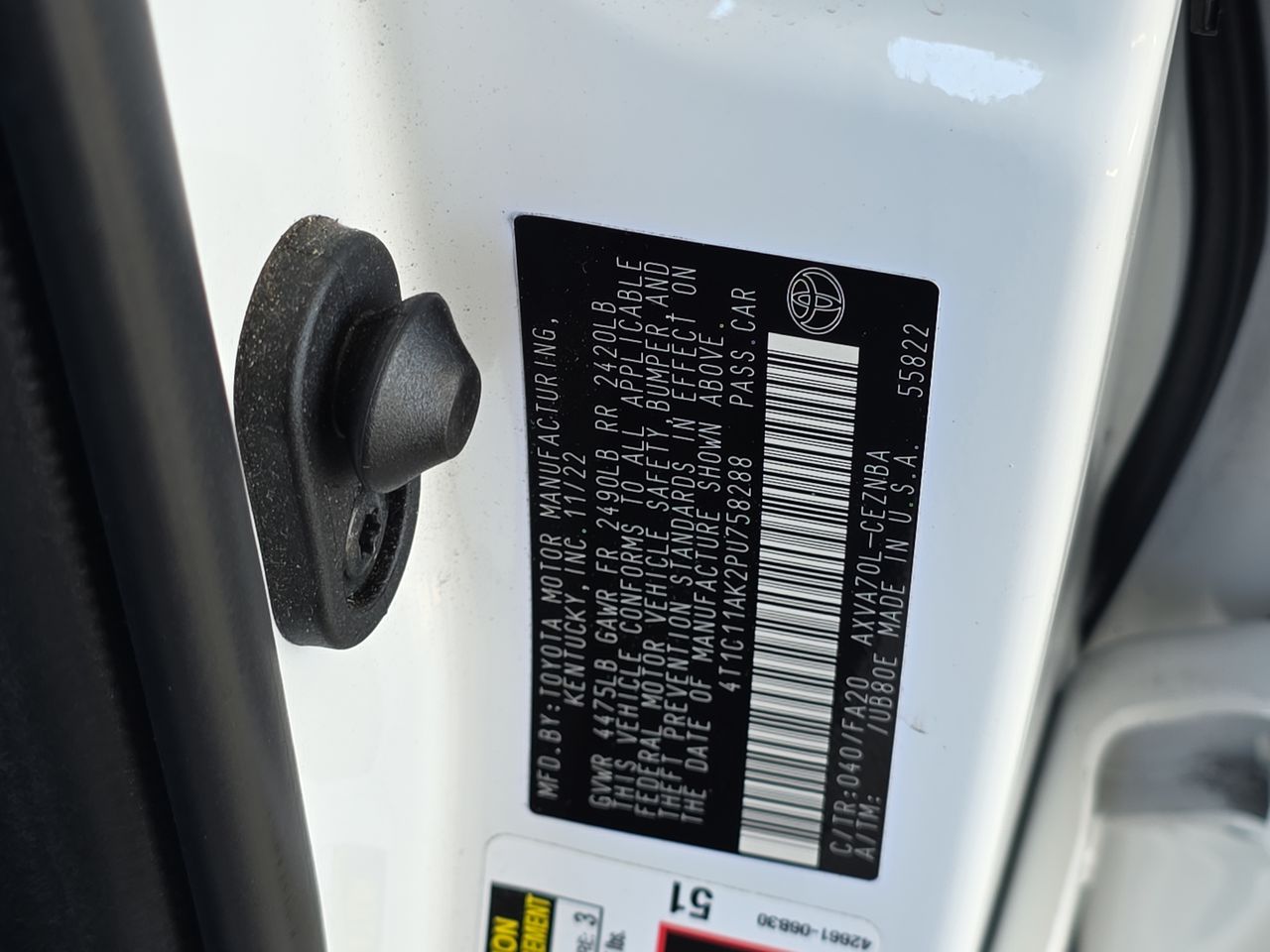 2023 Toyota Camry LE