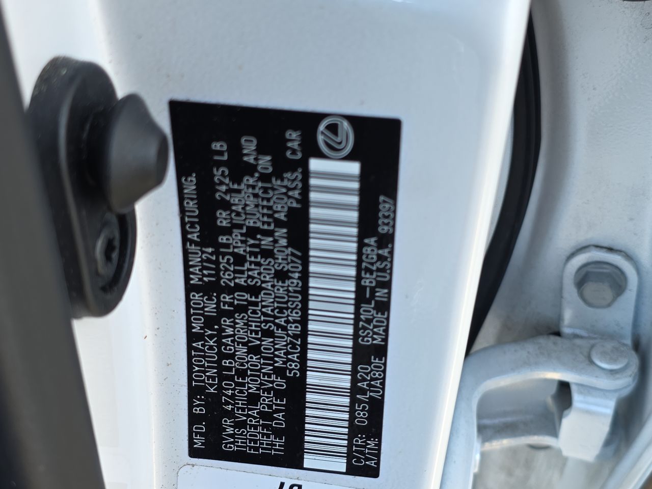 2025 Lexus ES 350 ES 350