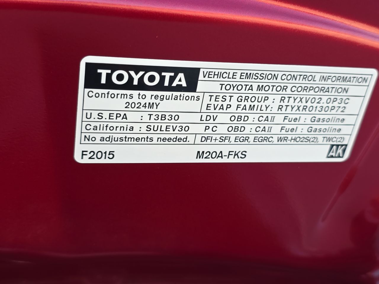 2024 Toyota Corolla LE