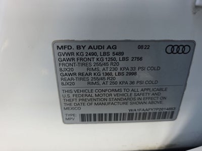 2023 Audi Q5 Prestige 45 TFSI S line quattro S tronic