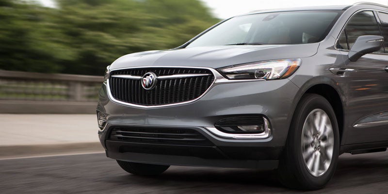 closeup of front of Buick Enclave