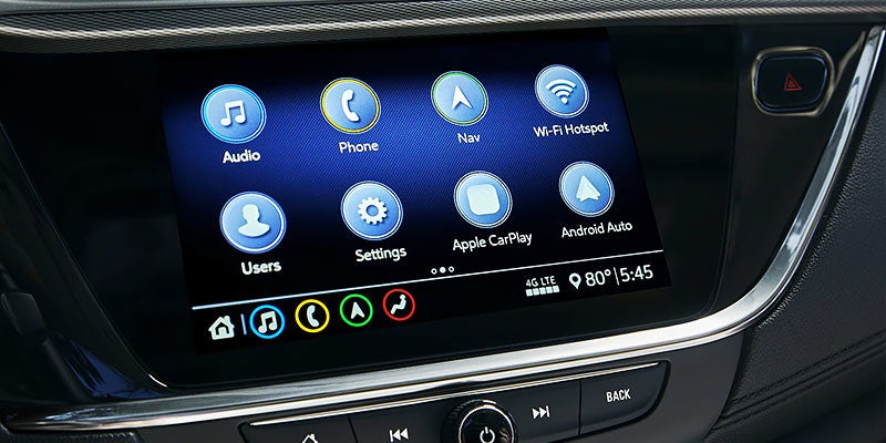 infotainment system of Buick Encore GX