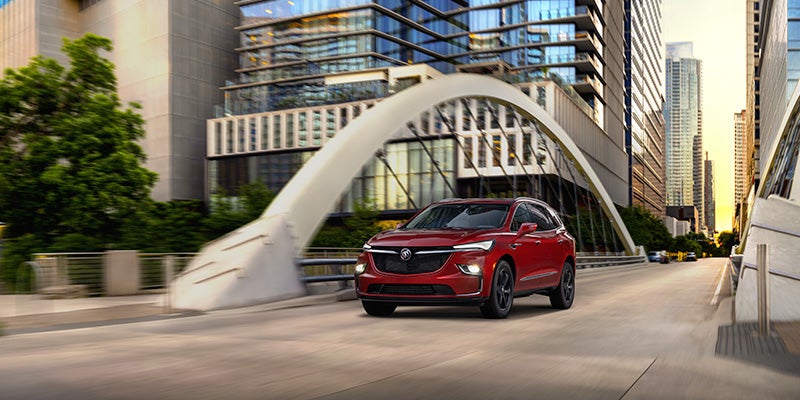 red Buick Enclave
