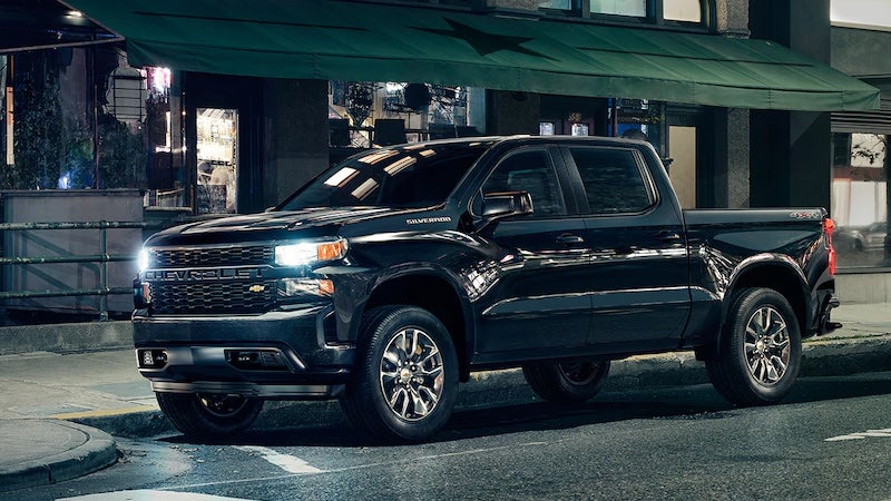 black Chevrolet Silverado 1500