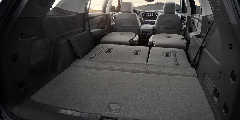 trunk space of Chevrolet Traverse
