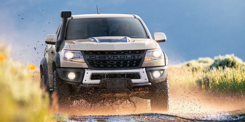 front view of Chevy Colorado