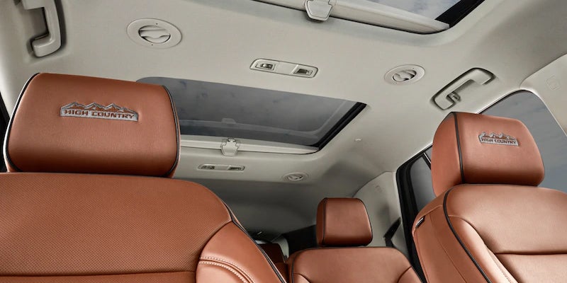 front seats of Chevrolet Traverse