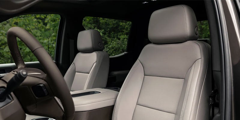front seats of GMC Sierra 1500