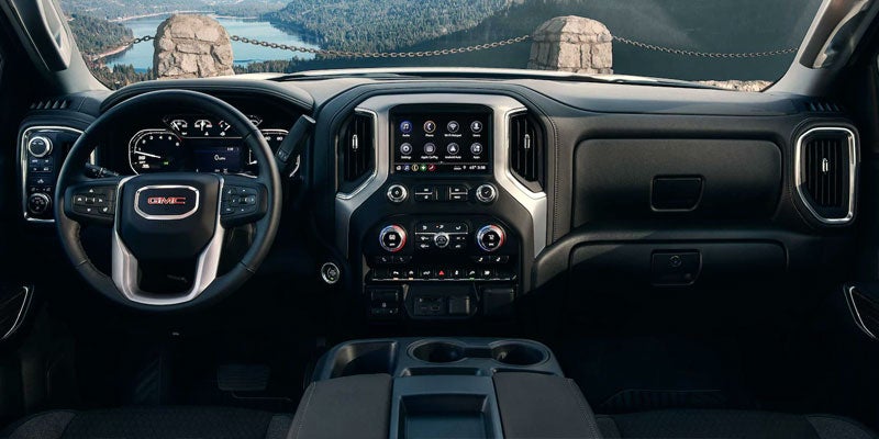 dashboard of GMC Sierra 1500