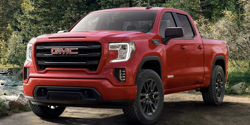 red GMC Sierra 1500 LTD