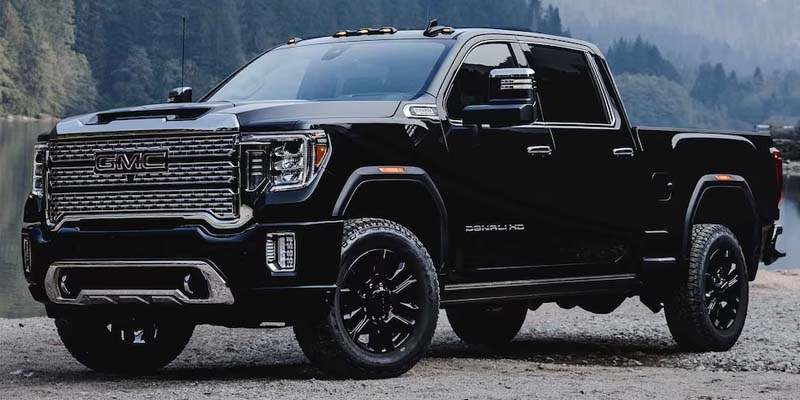black GMC Sierra 2500HD
