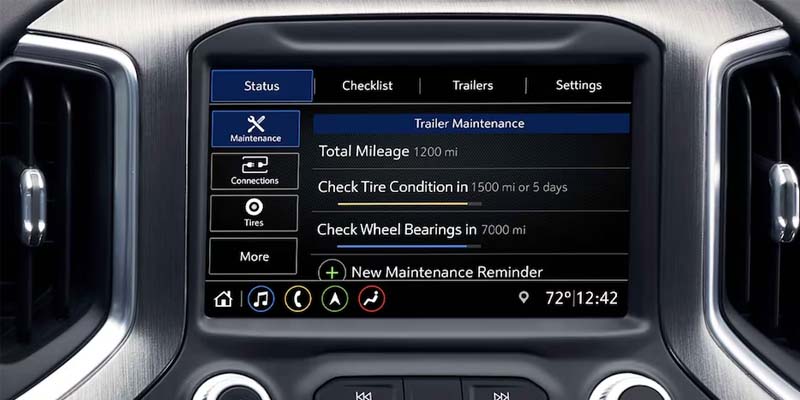 infotainment system of GMC Sierra 2500HD