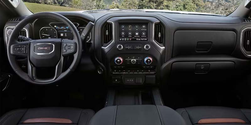 dashboard of GMC Sierra 2500HD