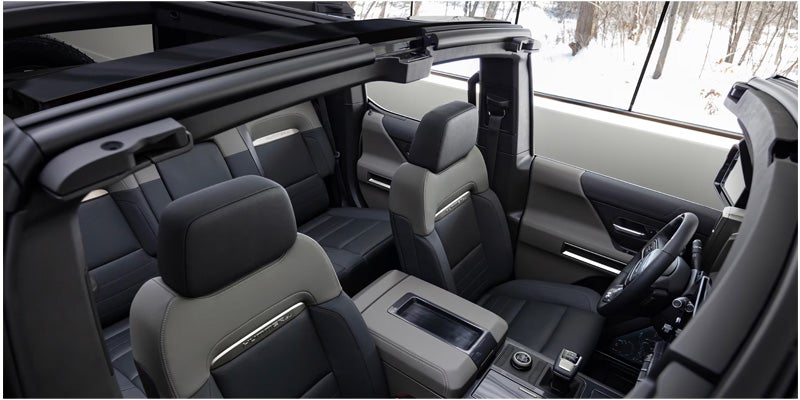 interior of GMC Hummer EV SUV