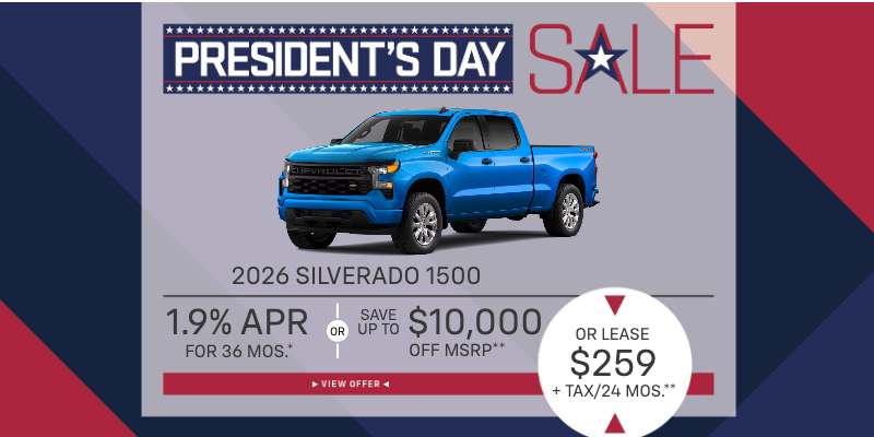 Silverado APR/Savings/Lease