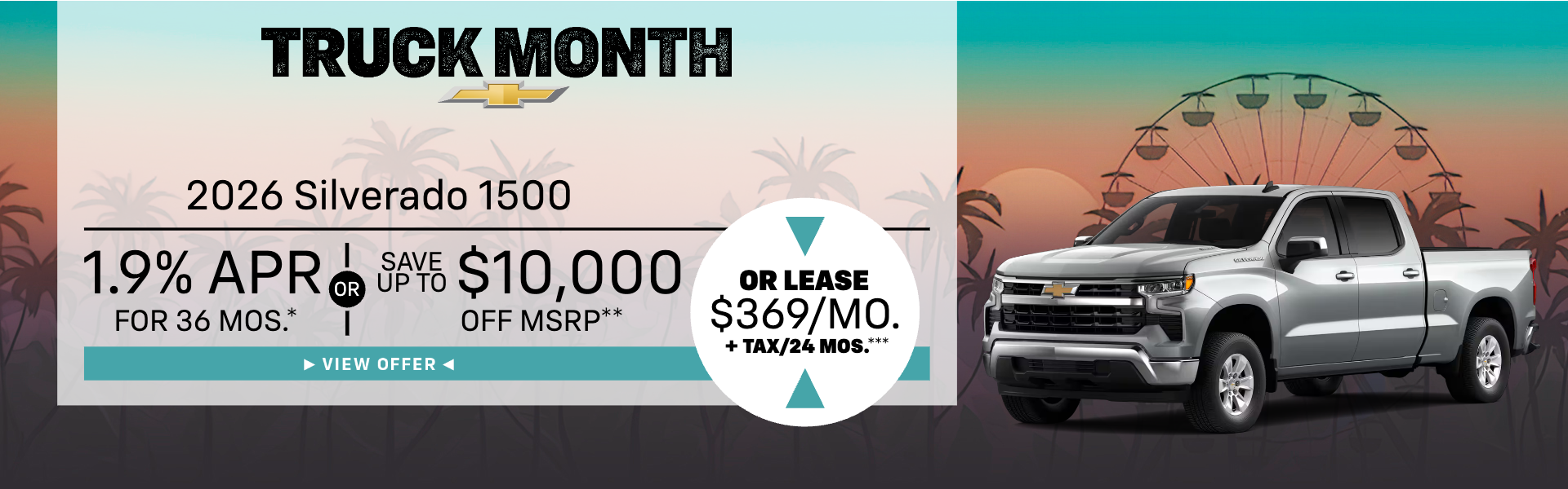 Silverado APR/Savings/Lease